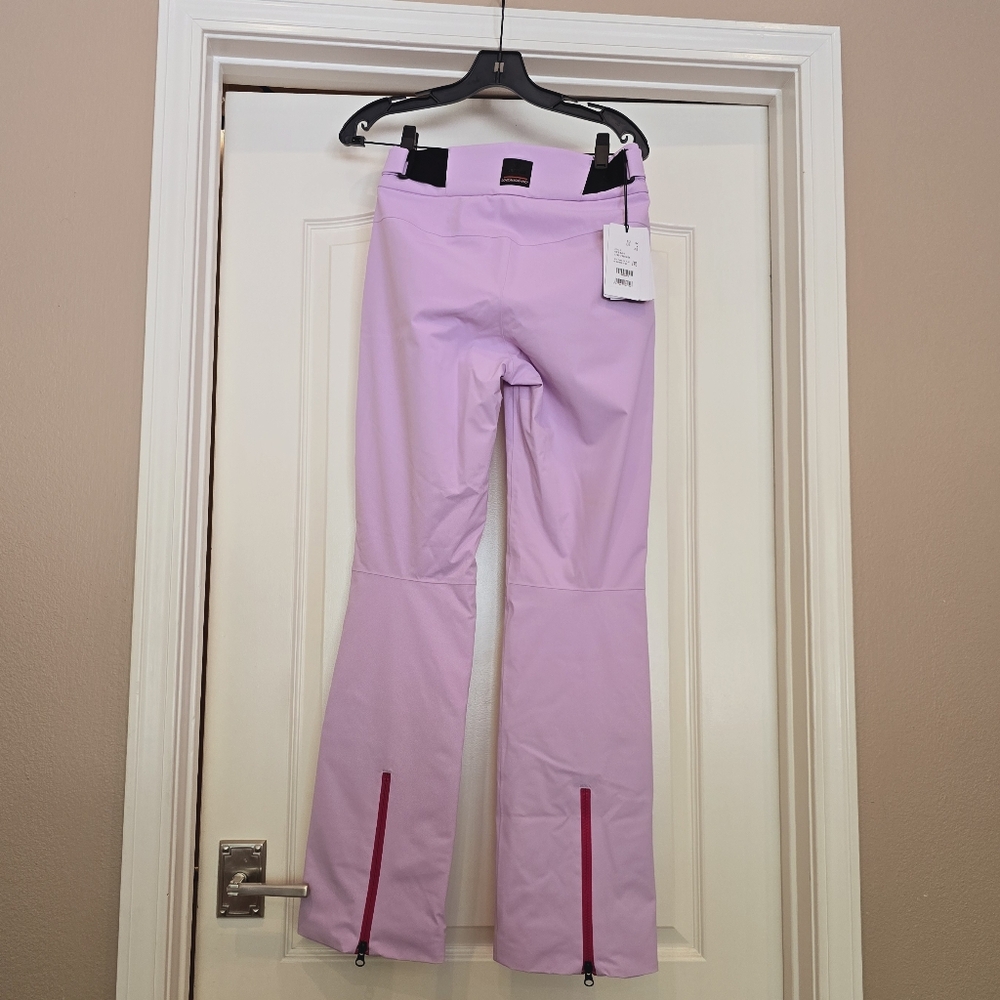 Bogner Loveshackfancy Nessa Ski Pants Lavender Mist Hibiscus Purple - Picture 15 of 16
